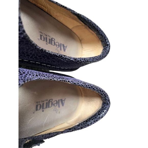 Alegria Dayna Blueberry Dottie Purple size 31 Mary Jane Sandals - Picture 7 of 9